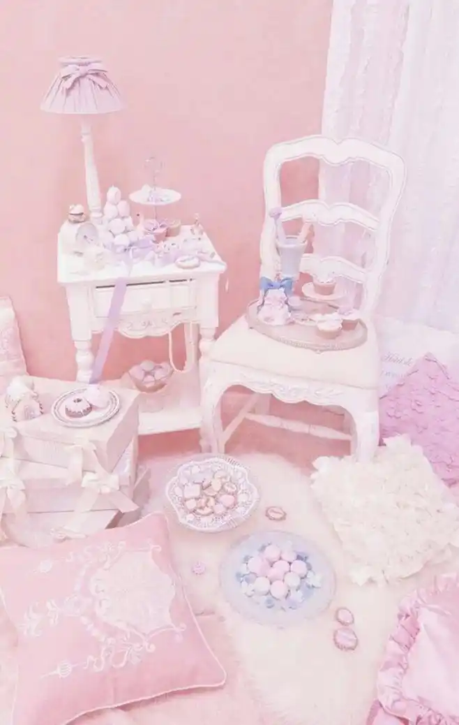 粉色少女心.可爱日系韩系.软妹锁屏壁纸」