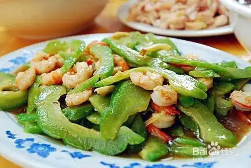 苦瓜炒虾仁
