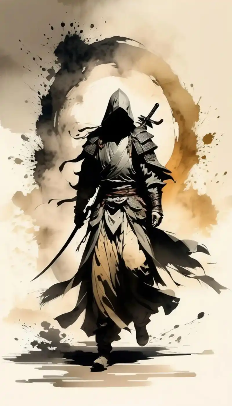 国风刺客一组古风国风武侠江湖侠客ai绘画