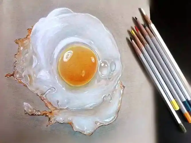 用彩铅画画真方便!