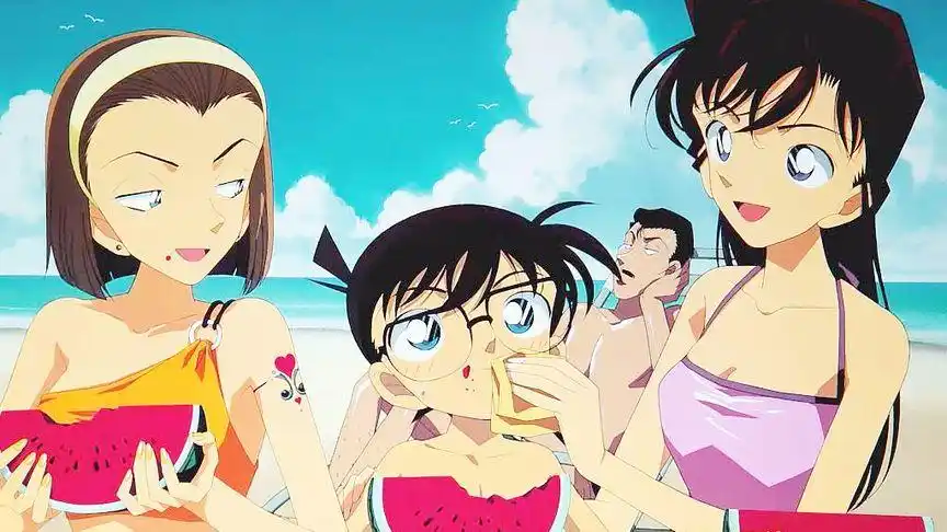 名侦探柯南快变成走秀了!一大群美女,看着让人浮想联翩