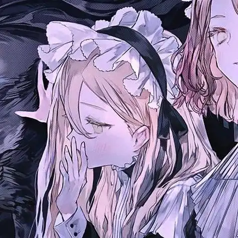 闺蜜头像古风动漫可爱两人唯美