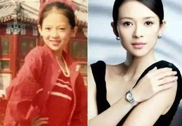 说起跟小时候没啥变动的女星,骨相一绝的章子怡绝对有发言权.