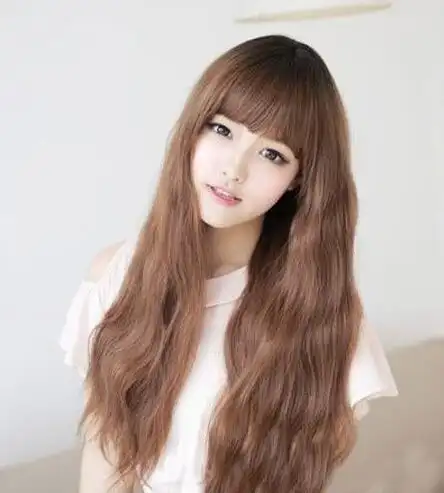 2016冬季麦穗烫中长发发型图片