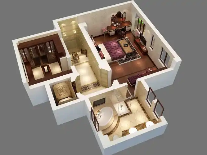 超美超酷的立体效果图来一波, 更细致容易做参考