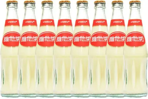 吸管维他原味豆奶236ml24瓶玻璃瓶饮料江浙沪包邮豆浆