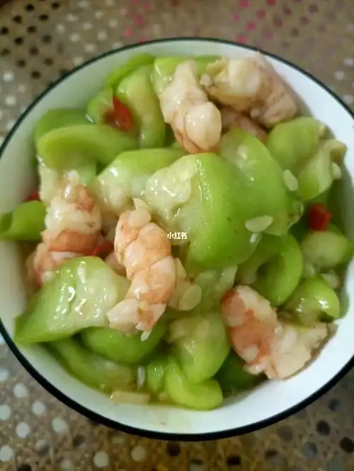 虾仁丝瓜