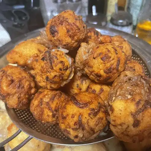 炸糯米芋头丸子江西端午美食