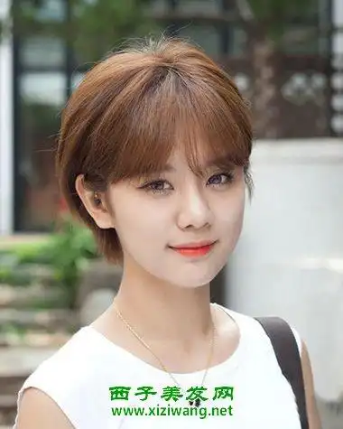 2016女生齐刘海学生头 让你学生味道尽显(3)_学生发型_西子美发网