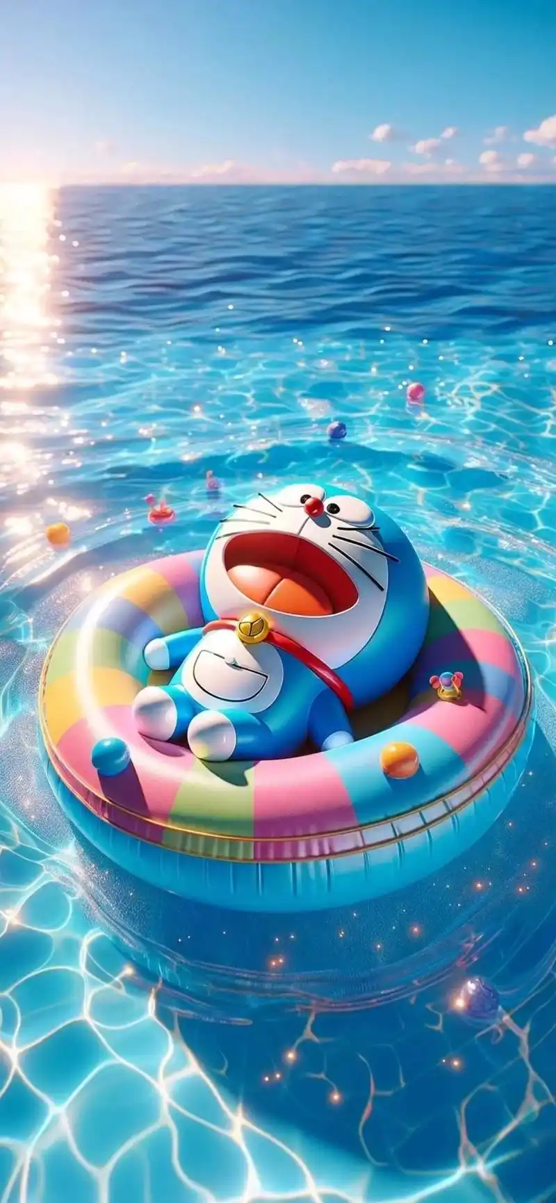 哆啦a梦.#精美图片 #高清壁纸 #手机全屏壁纸 #机器猫壁 - 抖音