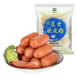 永昌顺芝士脆皮肠150g火锅涮煮烧烤烤串香肠汤料必备关东煮3件