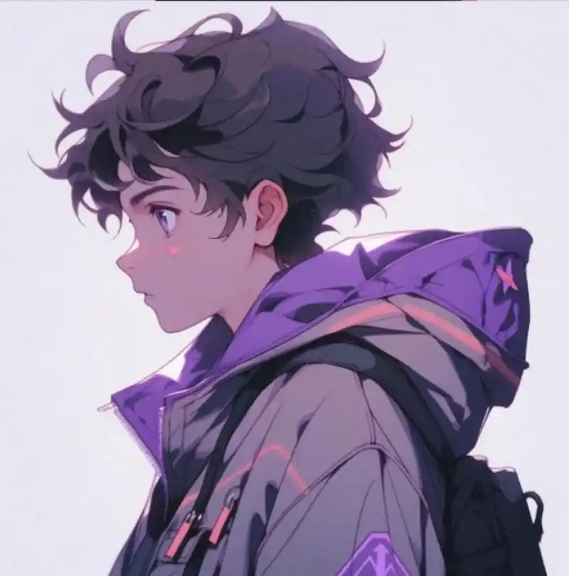 90紫色90神秘感90男生头像 充满神秘气息的紫色系头像.