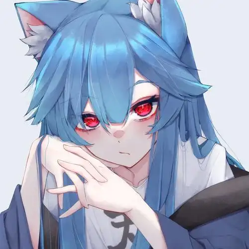 漫头女蓝发东方project蓝瞳是紫菀红瞳是比那名居天子画师つね