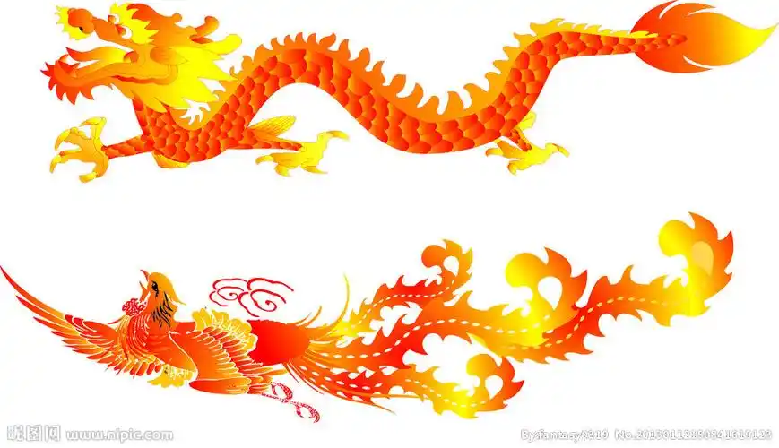 龙凤矢量图__节日庆祝_文化艺术_矢量图库_昵图网nipic.com