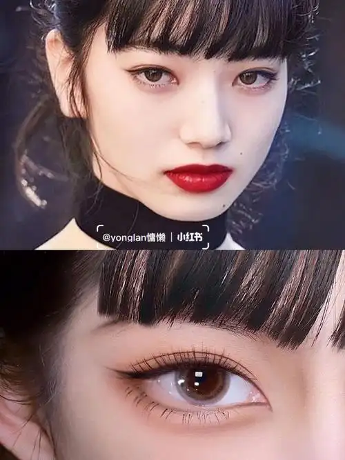 高级清冷感小松菜奈内双眼妆反向公式开挂