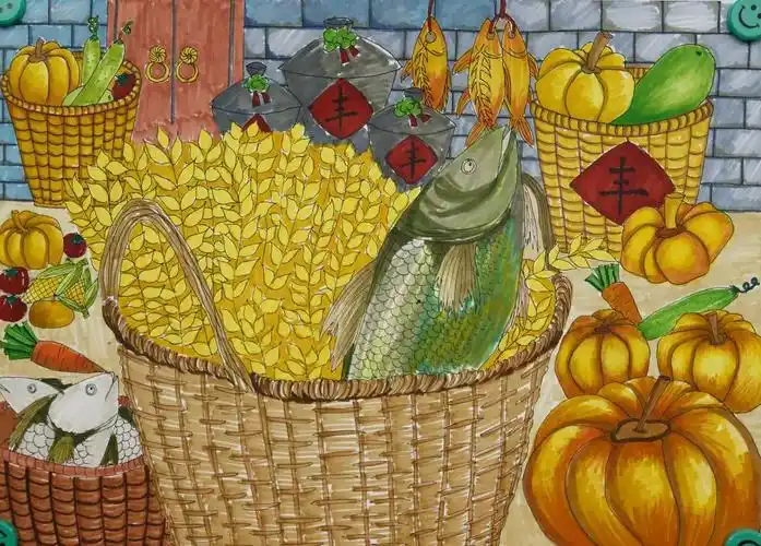 步骤1:《丰收佳节》