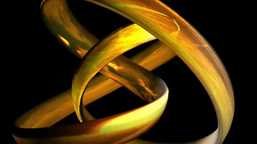 首页 3d与抽象 3d金线编织线 壁纸 下载 1920x1080 全高清 3d金线编织