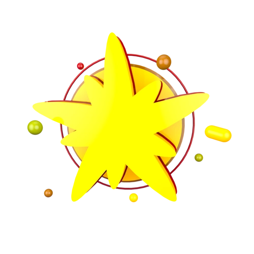 c4d装饰元素图片大全_c4d装饰元素高清png素材【免费下载】-90设计网