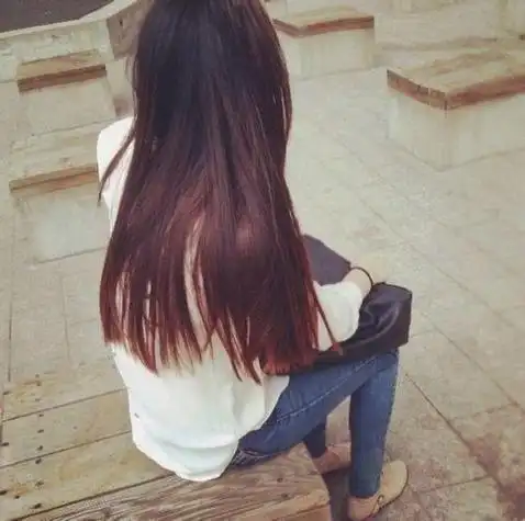 女生头像长发及腰