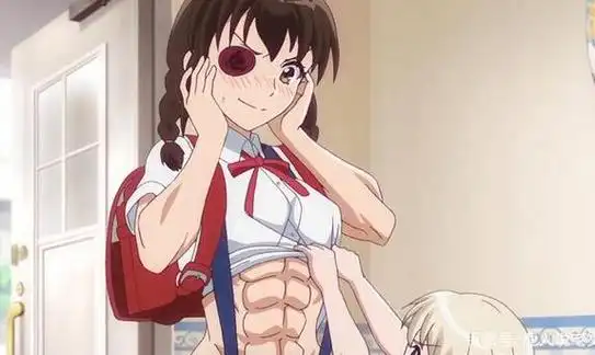 满身肌肉的肌肉女动漫 肌肉膨胀身材可怕