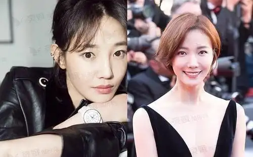 白百合和王珞丹对比照俩人笑起来的时候虽然特别像仔细一看还是有区别