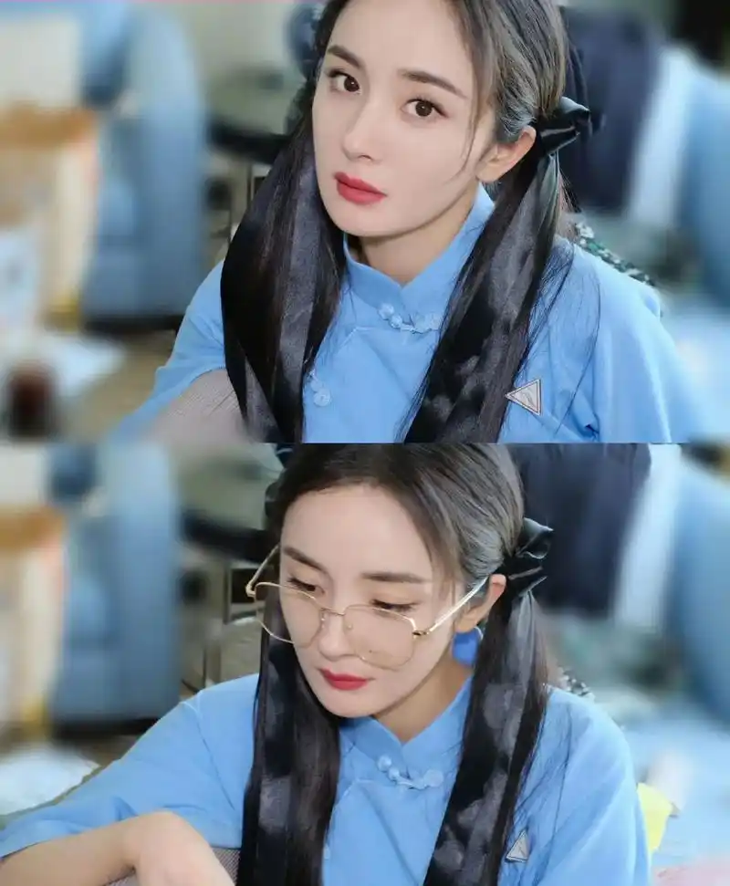 杨幂民国风双马尾造型.###向全世界安利杨幂 #杨幂 #大幂 - 抖音