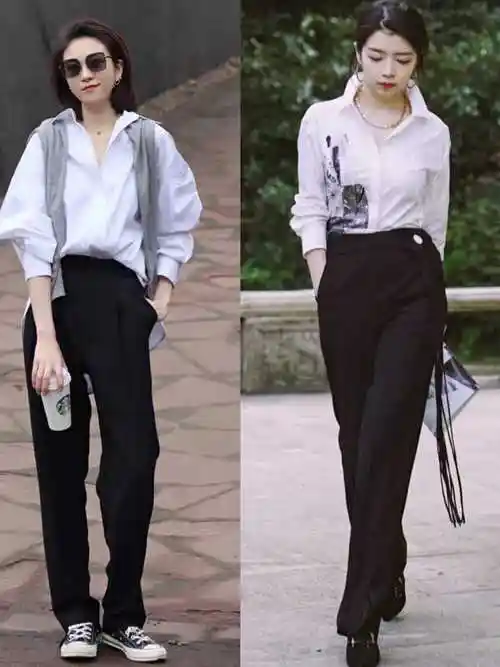 衬衫搭配什么裤子好看,衬衫选择和裤子选择思路!
