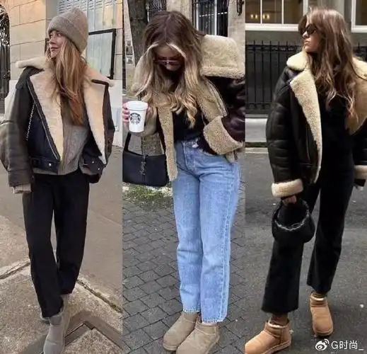 今年冬天流行厚底雪地靴教你3种穿搭技巧时髦不笨重