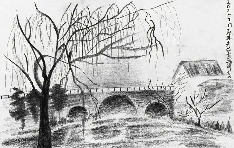 811岁素描风景小稿