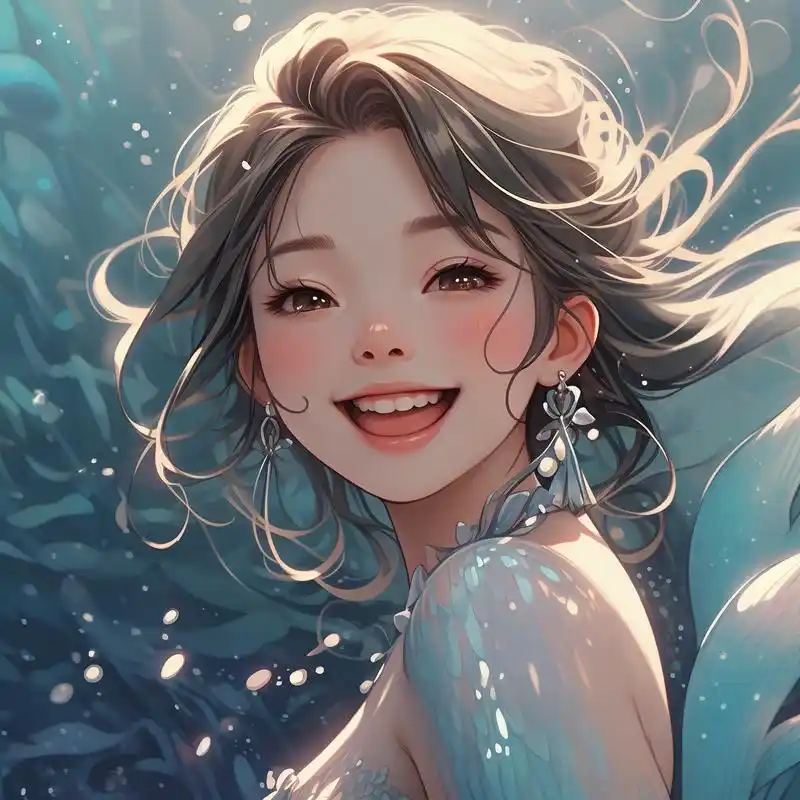 美人鱼头像来啦!快叫上你的小姐妹一起用吧!