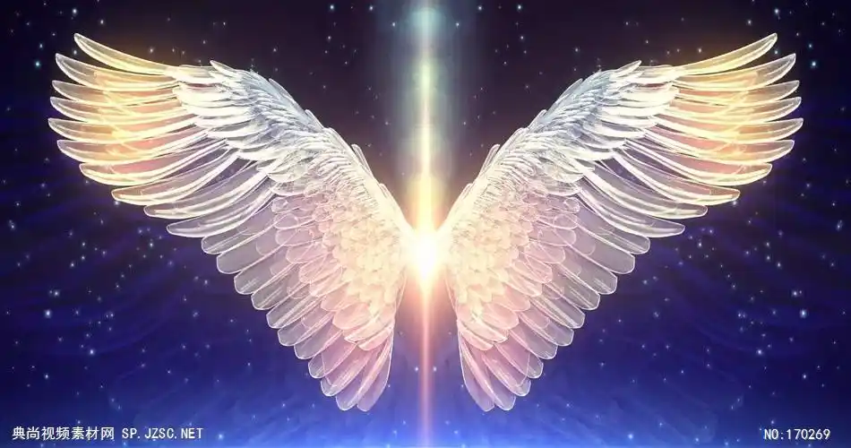 翅膀款y5403唯美翅膀光效led视频素材库视频素材动感背景视频素材