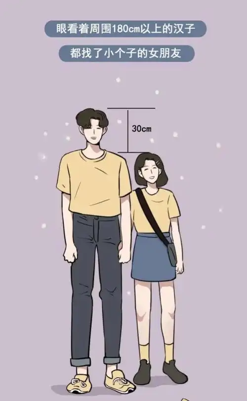 有一种幸福感爆棚,又有人说女朋友的高度是158的话,最适合接吻,身高差