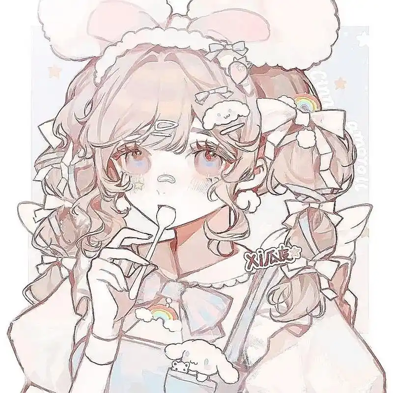 萌到爆炸的三丽鸥动漫闺蜜头像