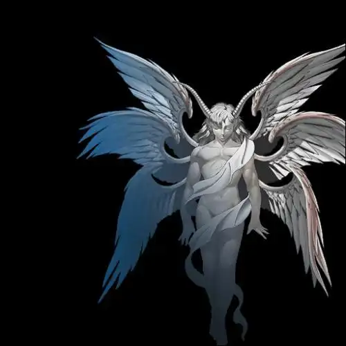 之所以叫十二翼天使是因为他是天使长,这样叫能区分他与其他六翼天使