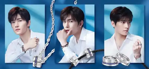 杨洋#杨洋代言铂金# 铂金羊太好看((▽))