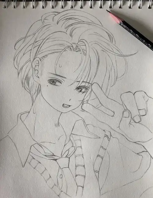 铅笔动漫人物教程