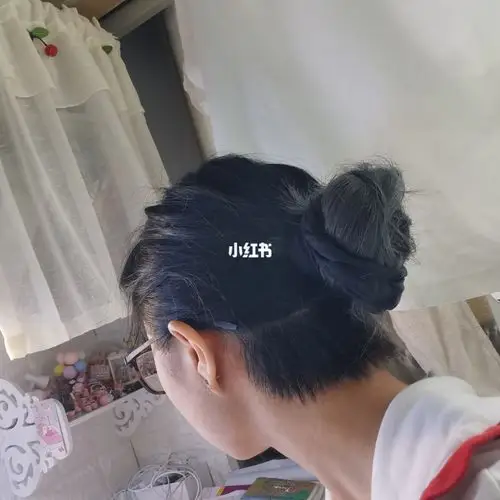 半剃头尴尬期_发色_发色分享_时尚_发型