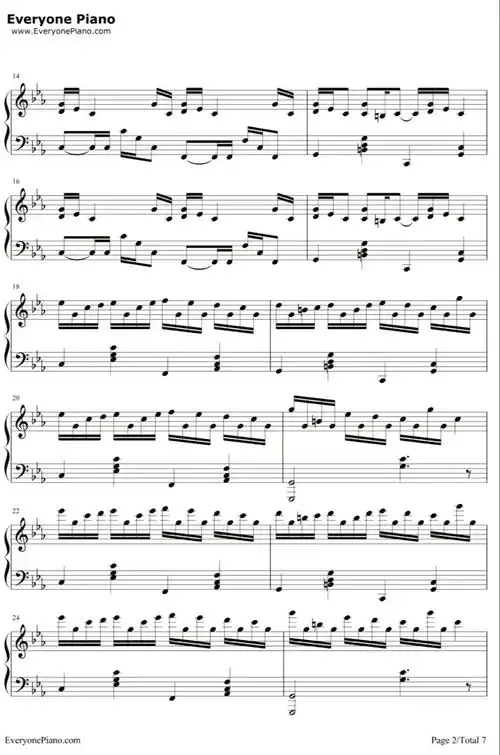 钢琴谱 一首超难钢琴曲来袭#学琴之路  #钢琴打卡 - 抖音