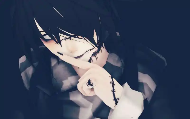 【creepypasta x mmd】masked messenger【jeff the killer &