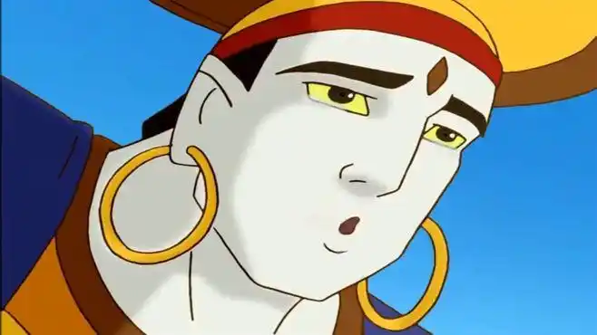 哪吒传奇:二郎神终于开窍了,钢铁直男也知道保护女孩了-动漫视频-搜狐