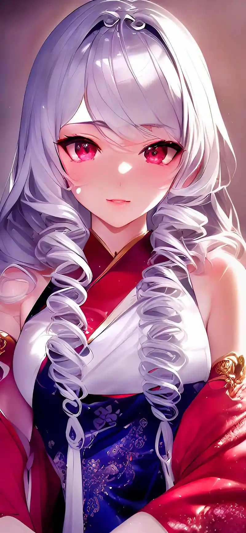 卷发好看吗.#二次元 #美女 #好看的小姐姐 #动漫推荐 # - 抖音