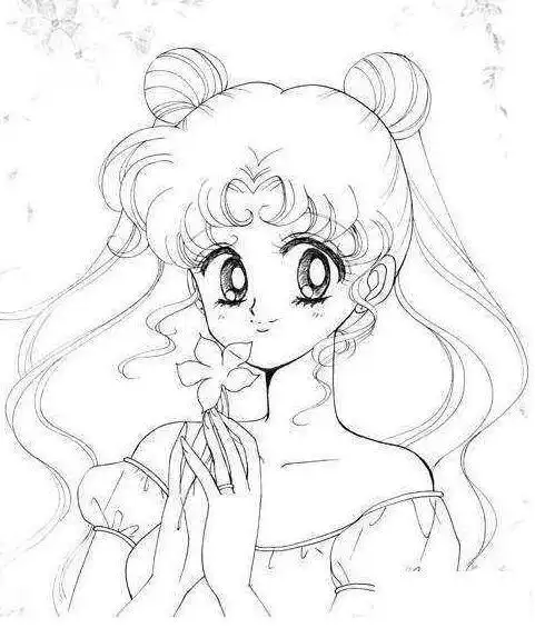 少女简笔画少女简笔画步骤