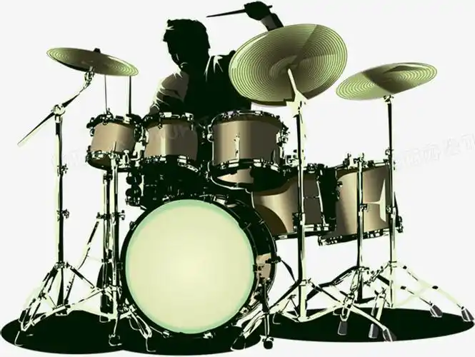 黑色炫酷架子鼓音乐png图片素材下载_黑色png_熊猫办公
