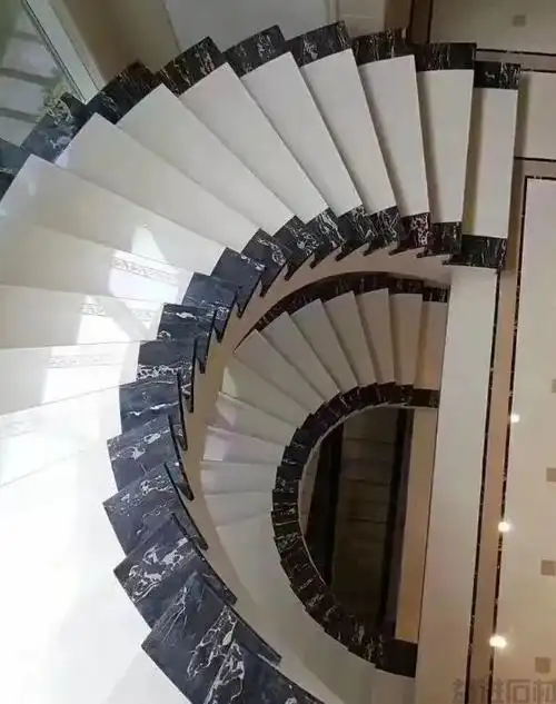 大理石楼梯踏步横头怎么做,即实用又美观