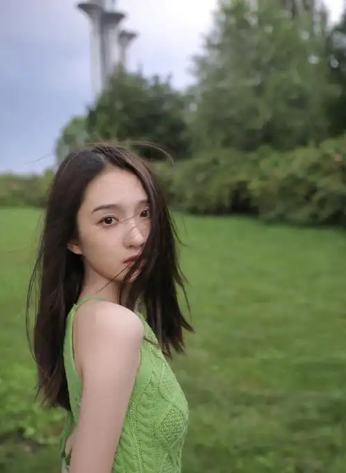 清新美女秋季写真