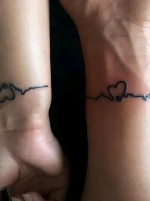 情侣小纹身_纹身图案手稿图片_马天意的纹身作品集
