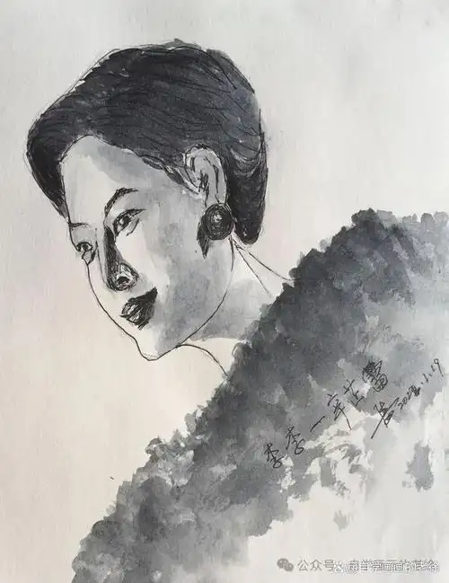 今日绘画练习:《繁花》人物