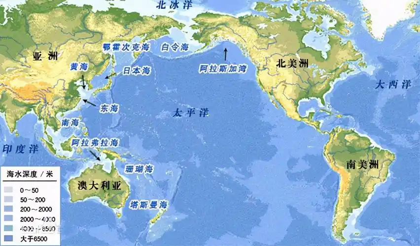 世界上面积最大的海洋——太平洋