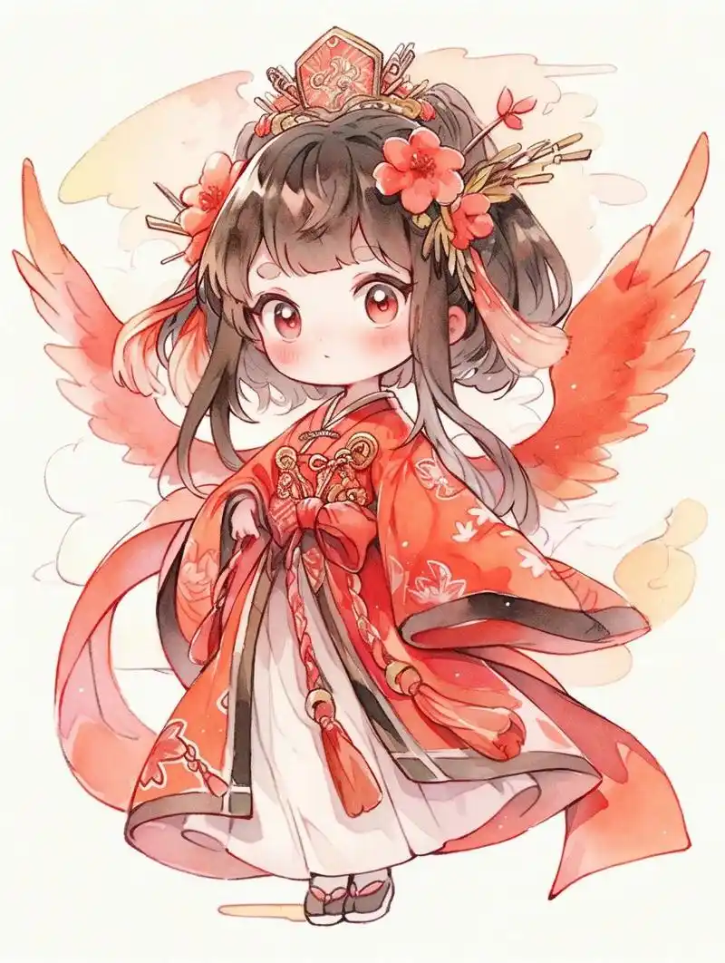 凤凰q版古风壁纸