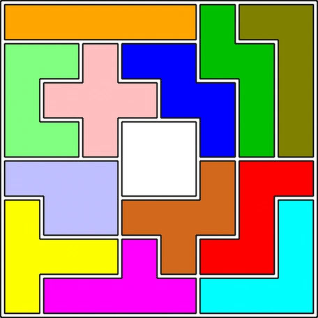 3d打印 | 拼图游戏 pentomino 和线装书 - 大嘴狗狗